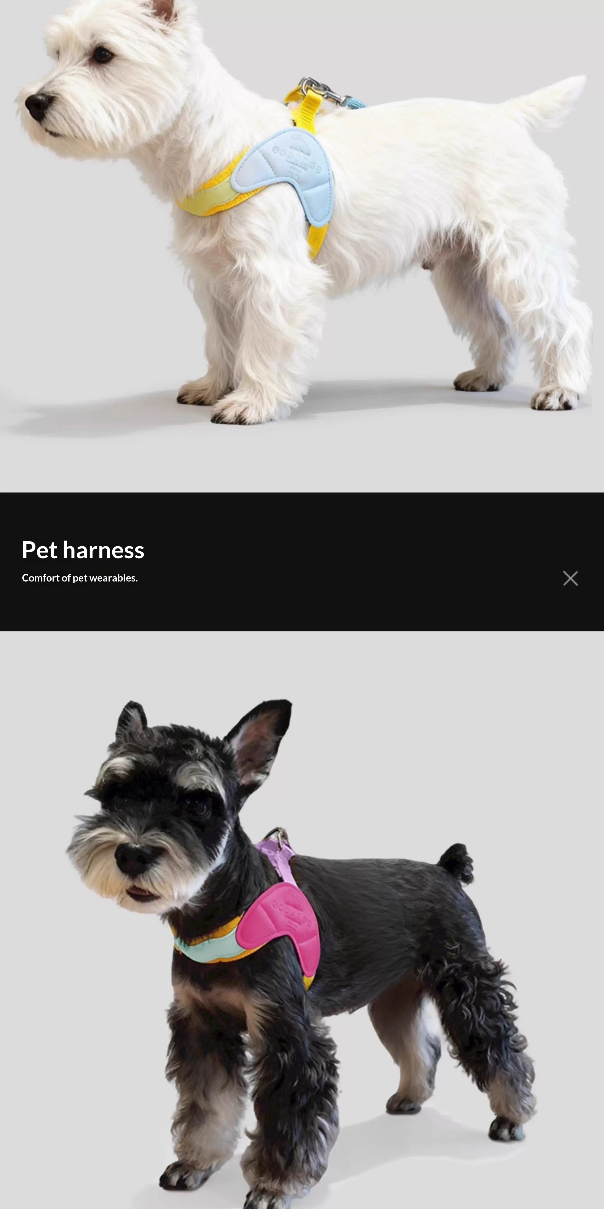 V-shaped Vest-style Dog Harness detail photo 2