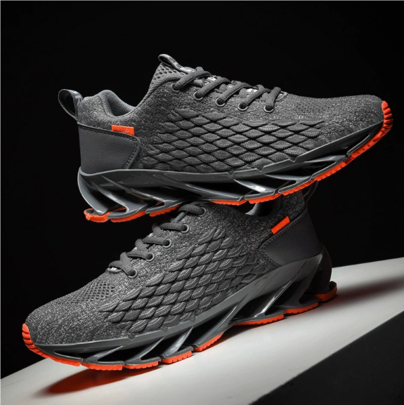 Season Air Cushion Sneaker Fly-kit Mesh Casual Shoes Breathable Versatile Shoes Men's Running Shoes