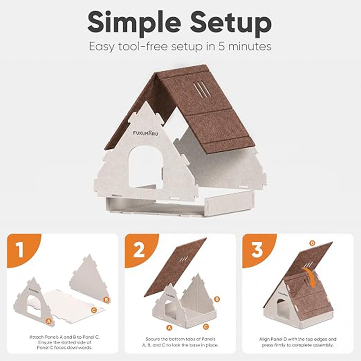 Cat Bed, Felt Pet Bed, New-style Small House Cat Bed, Tent detail photo 4