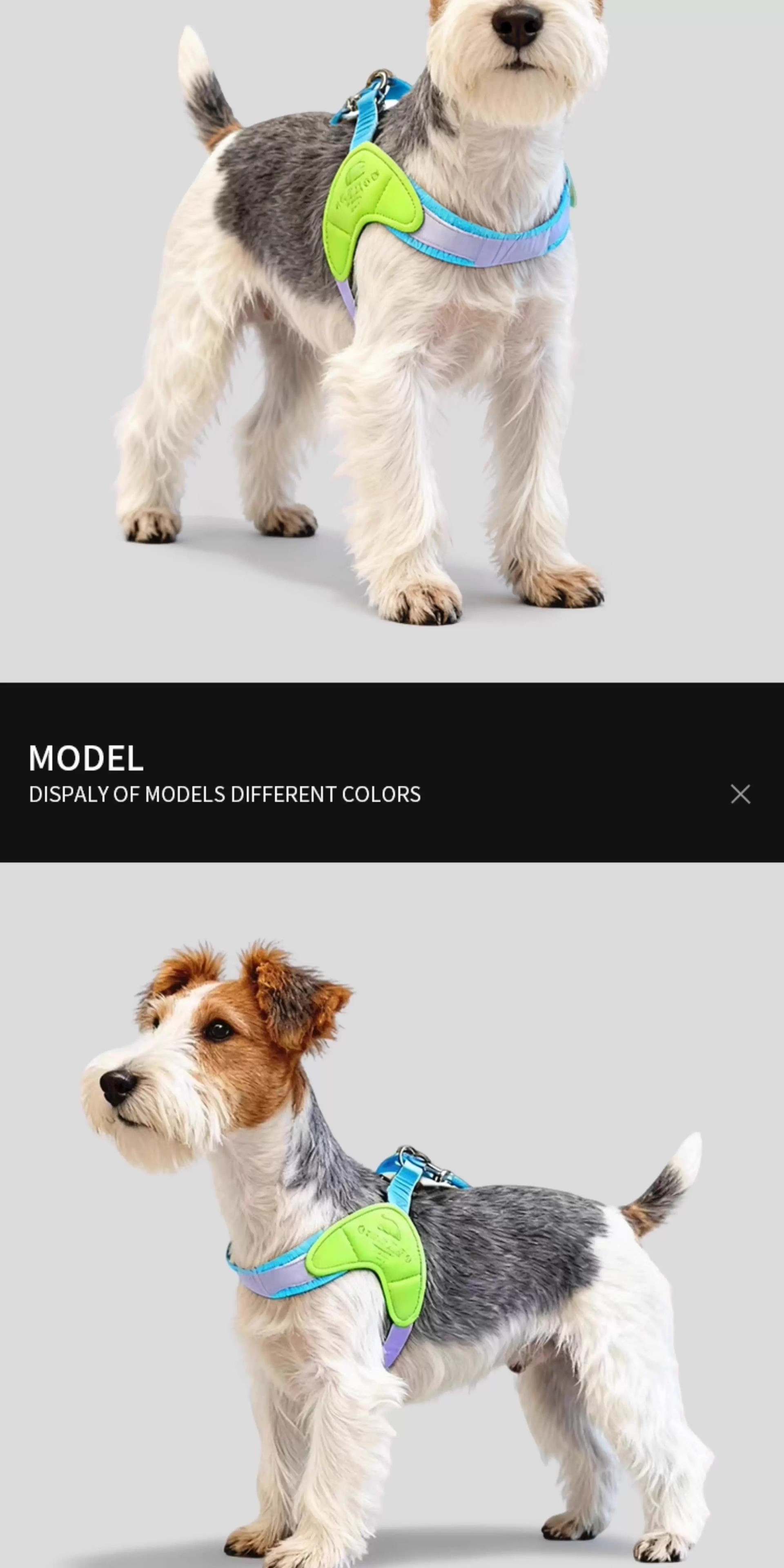 V-shaped Vest-style Dog Harness detail photo 4