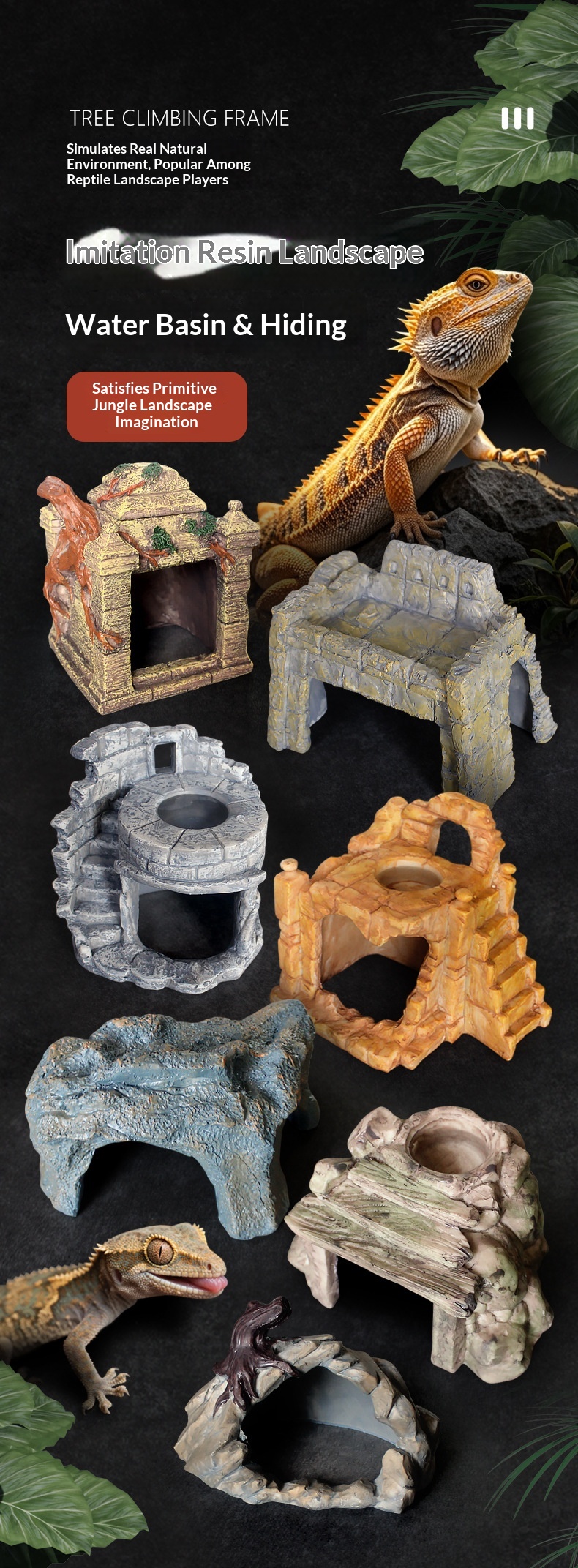 Simulation Resin Water Basin Hideout detail photo 8