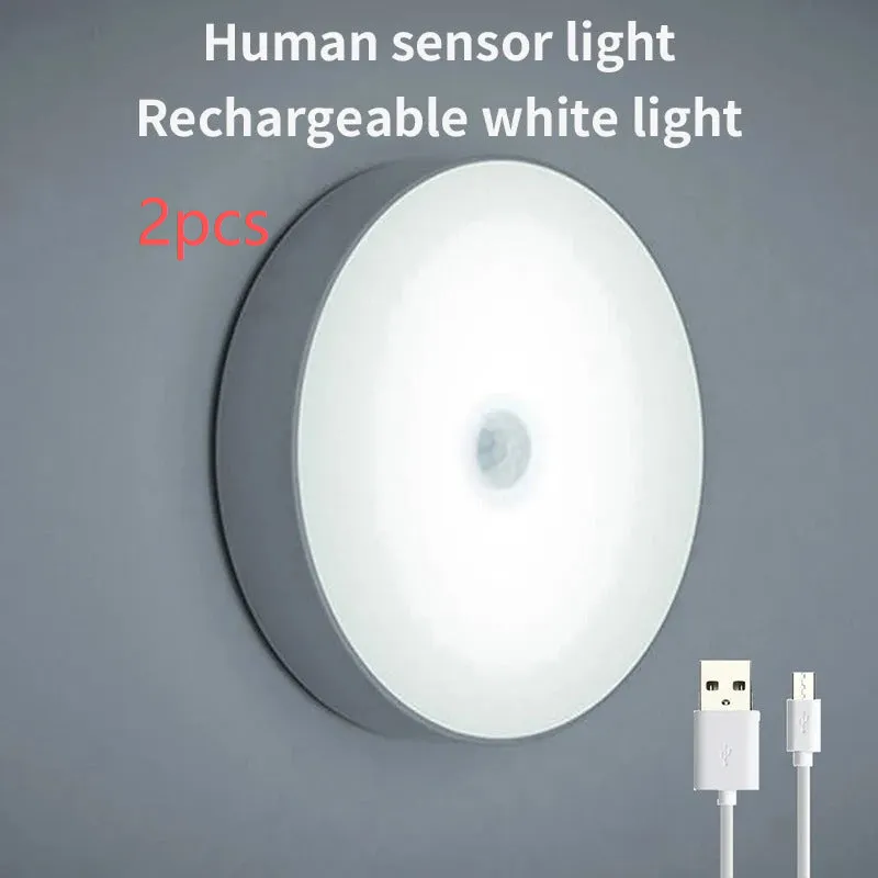New LED Body Induction Small Night Light USB Charging – image 9