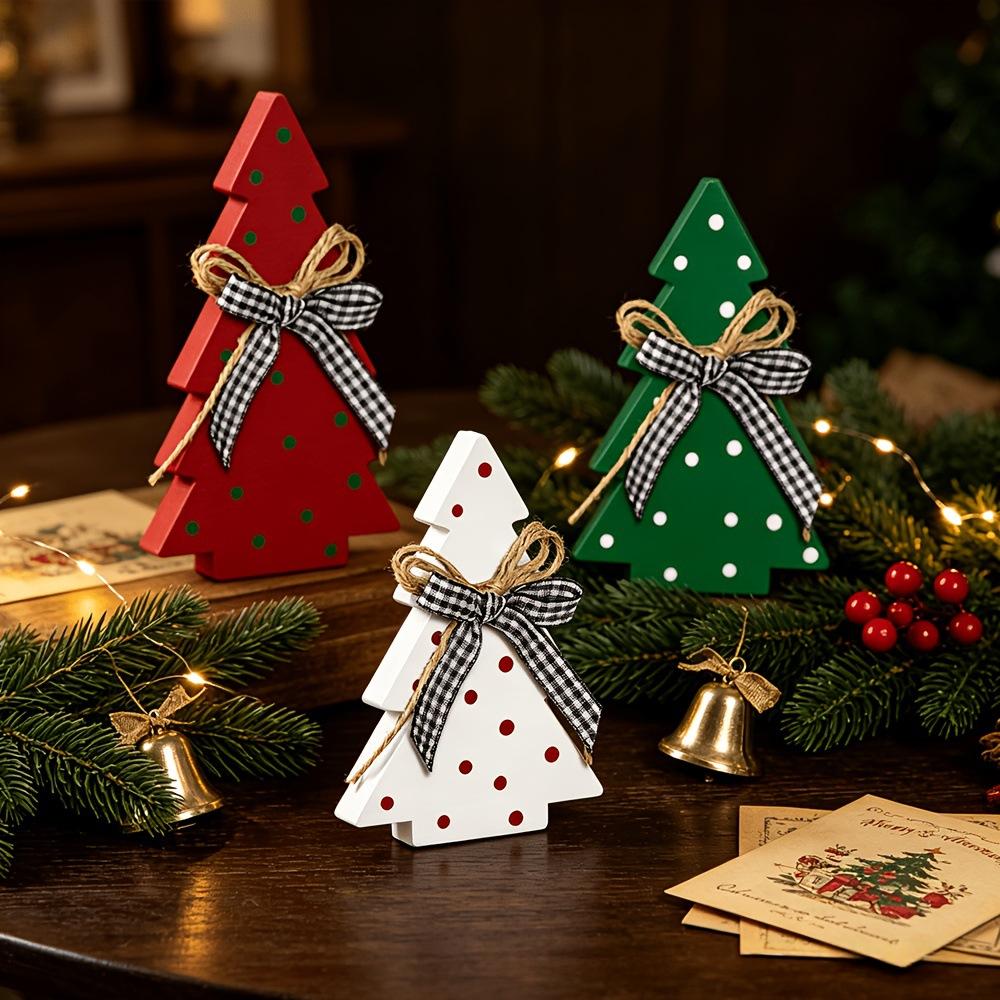 Party Wooden Crafts Christmas Decorations Creative