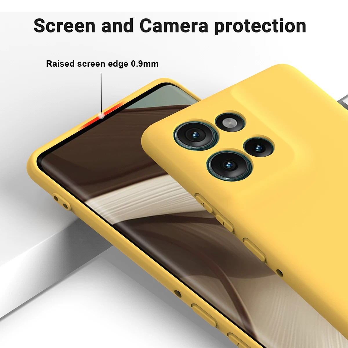Liquid Silicone Solid-color Minimalist Phone Case
