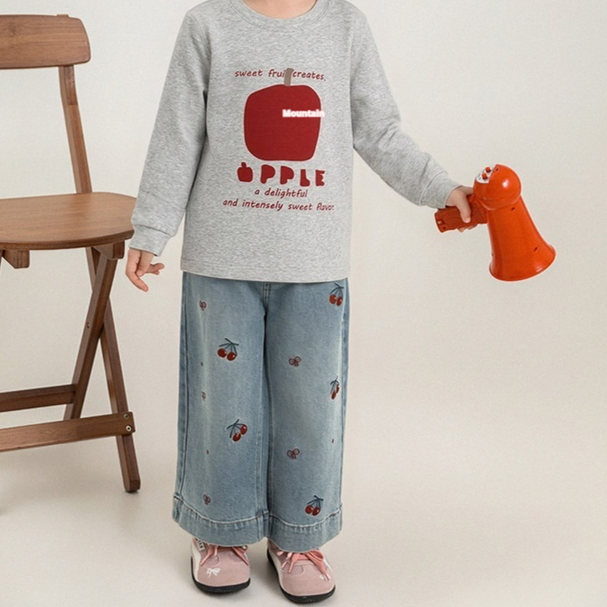 Wear-resistant Country-style Girls' Pants