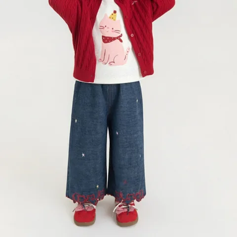 Cute and Cozy Soft Straight-leg Pants for Cats