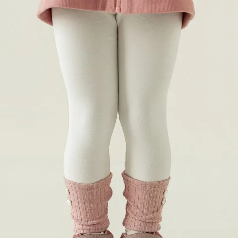 Children's Solid-color Printed Leggings with Soft