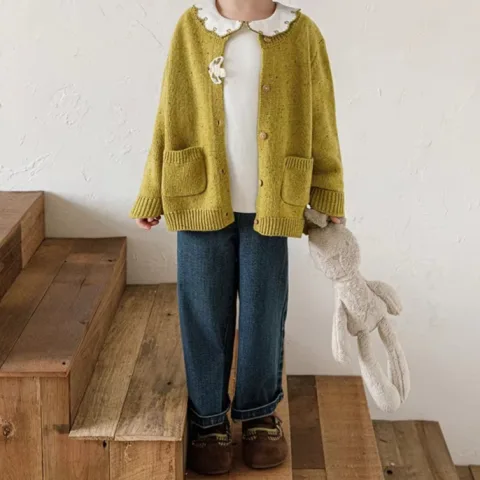 Fashionable and Versatile Loose Straight-leg Pants for Girls