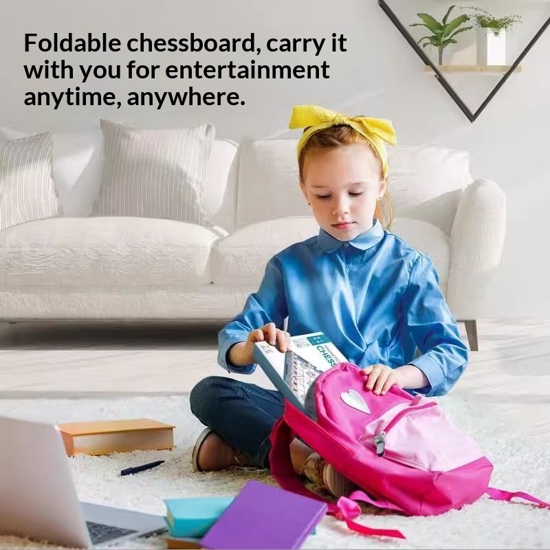 Magnetic Folding Chess Set For Students And Children