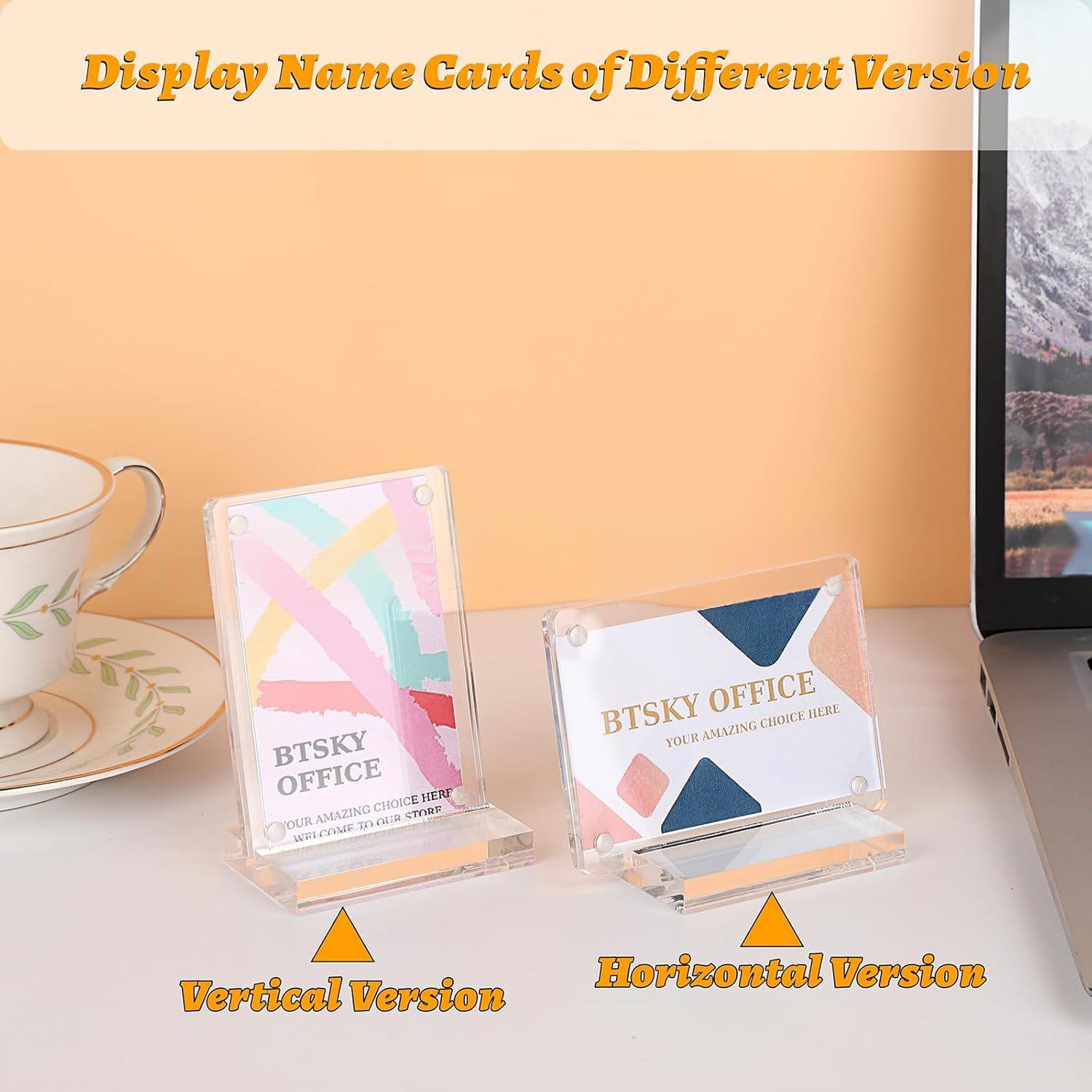 Magnetic Acrylic Business Card Holder