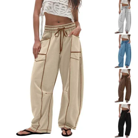 Women's Summer Loose Wide-leg Casual Pants