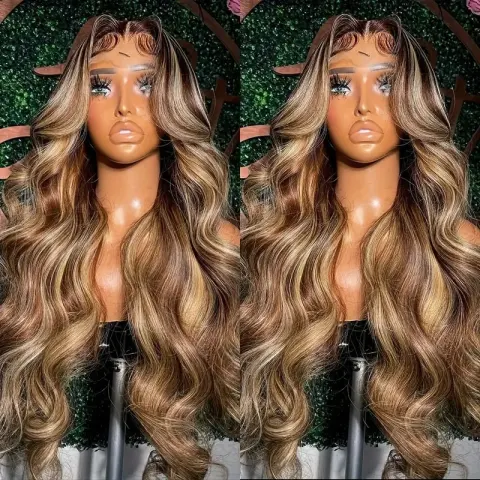 Front Lace Wig Medium Large Wave Long Curly Hair