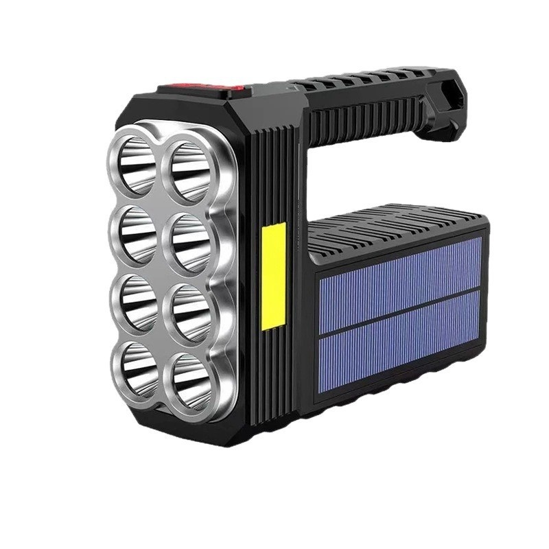 Solar LED Rechargeable Flashlight