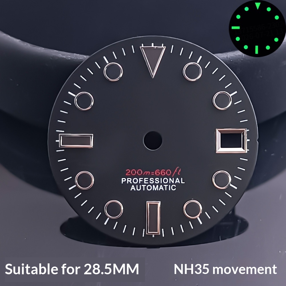 Dial For NH35 Movement Dive Mechanical Watch