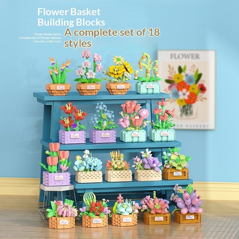 Assembled Girl Building Block Toy Gift