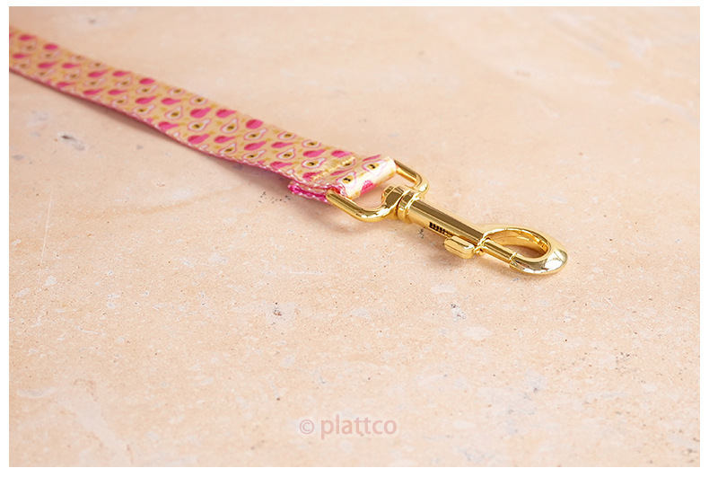 Nylon-look Dog Collar With Pet Print detail photo 4