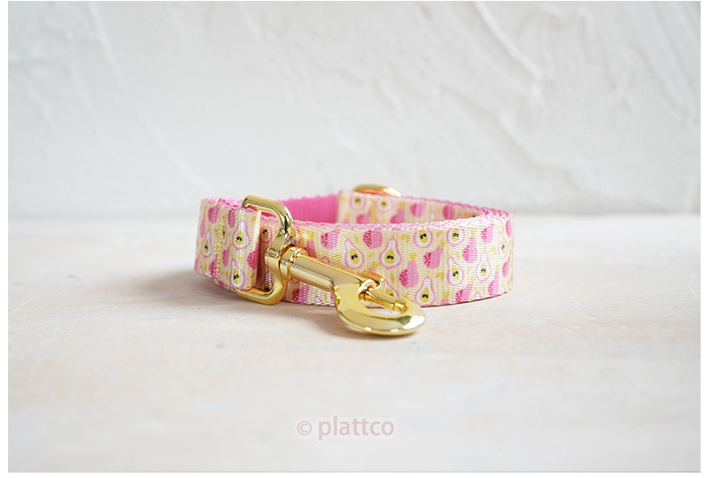 Nylon-look Dog Collar With Pet Print detail photo 8