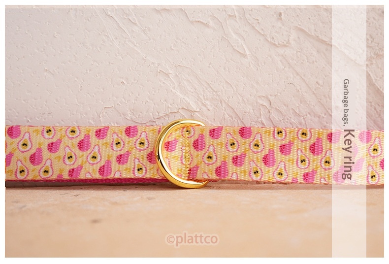 Nylon-look Dog Collar With Pet Print detail photo 3