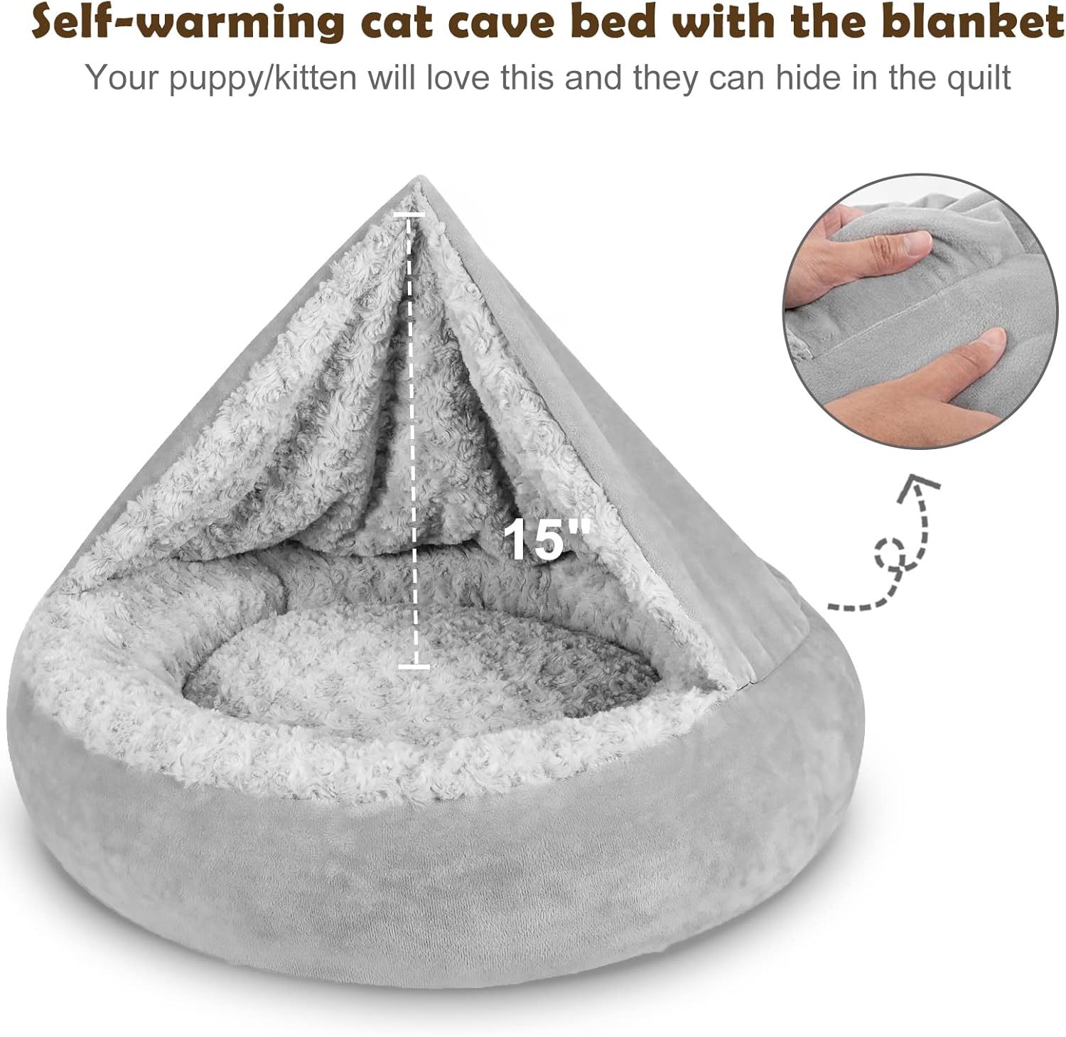 Pet Bed Cushion With Blanket For Small And Medium-sized Pets detail photo 14