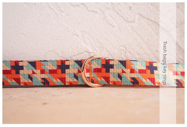Nylon Pet Collar And Leash Set detail photo 2