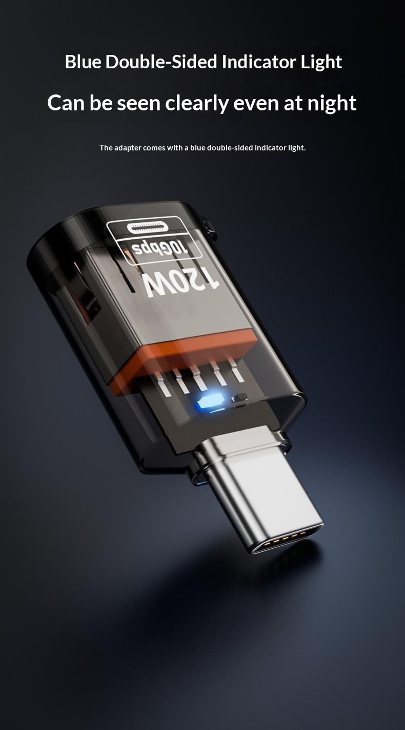 PHAEVOX FlipLink OTG dual-sided reversible Type-C connector detail