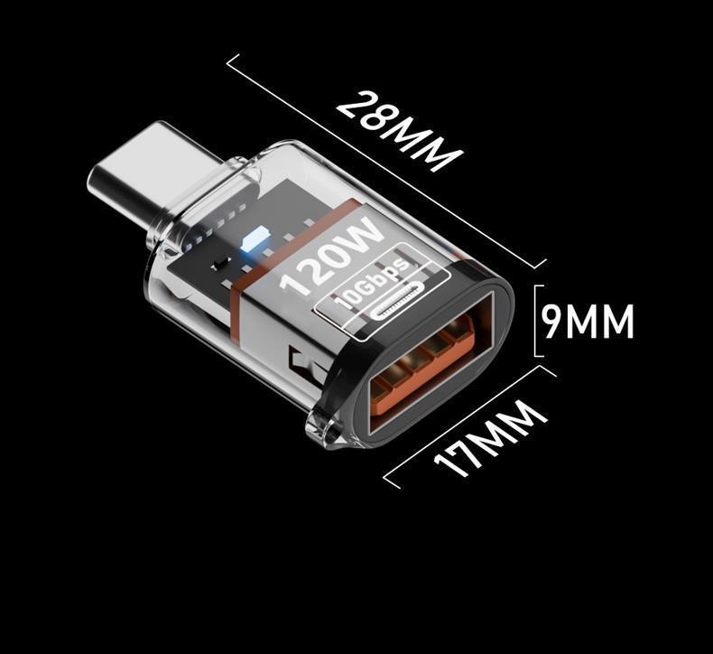 PHAEVOX FlipLink OTG 10Gbps speed and USB 3.2 Gen 2 spec callout