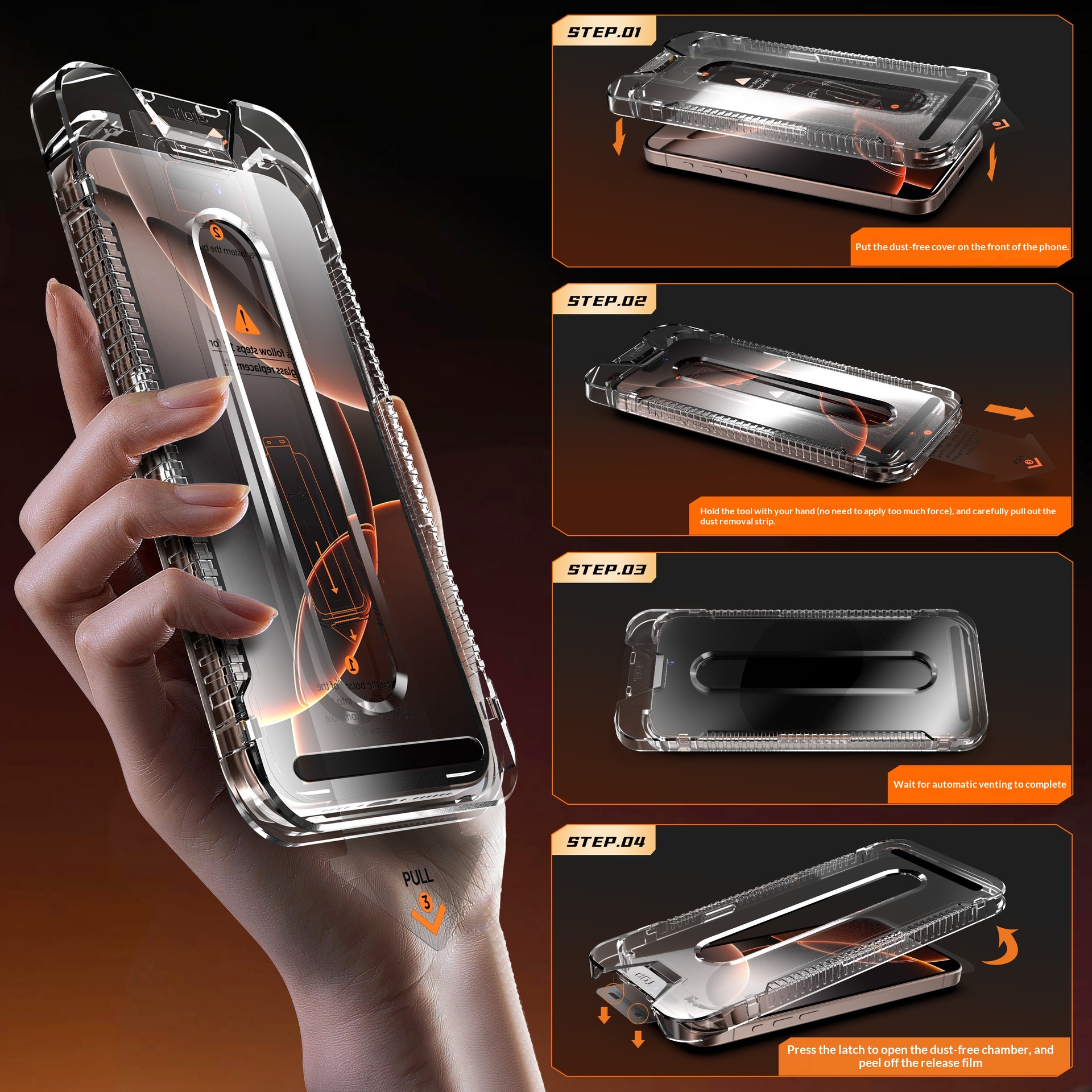 High-aluminum Tempered Glass Film 16 Anti-peep Full-screen Phone Screen Protector