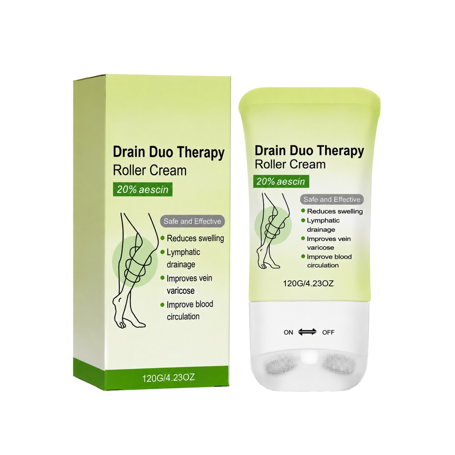 Double-effect Roller Cream