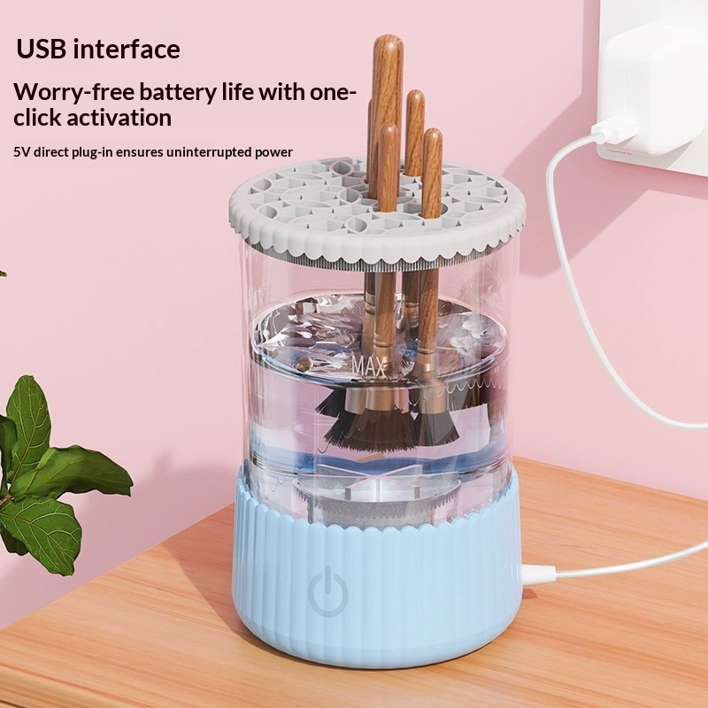 Rechargeable makeup brush washer view 5