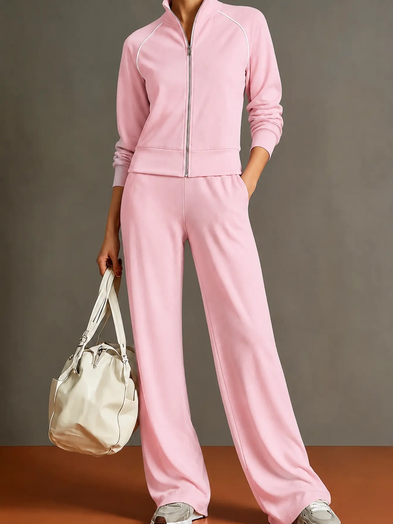 Available color option for women's casual two-piece set
