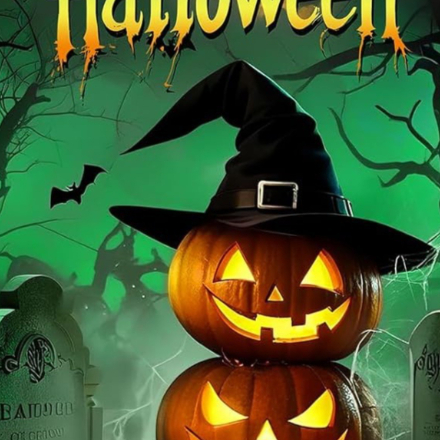 Halloween backdrop curtain door cover hanging decoration