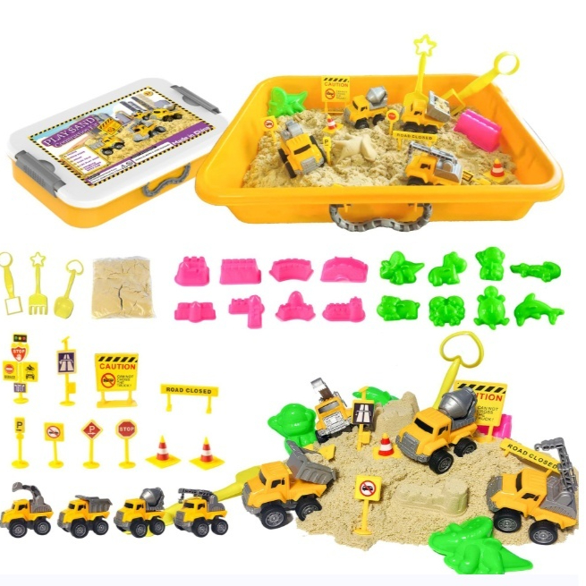 Toy Indoor Game Sand Colored Sand Loose Powder