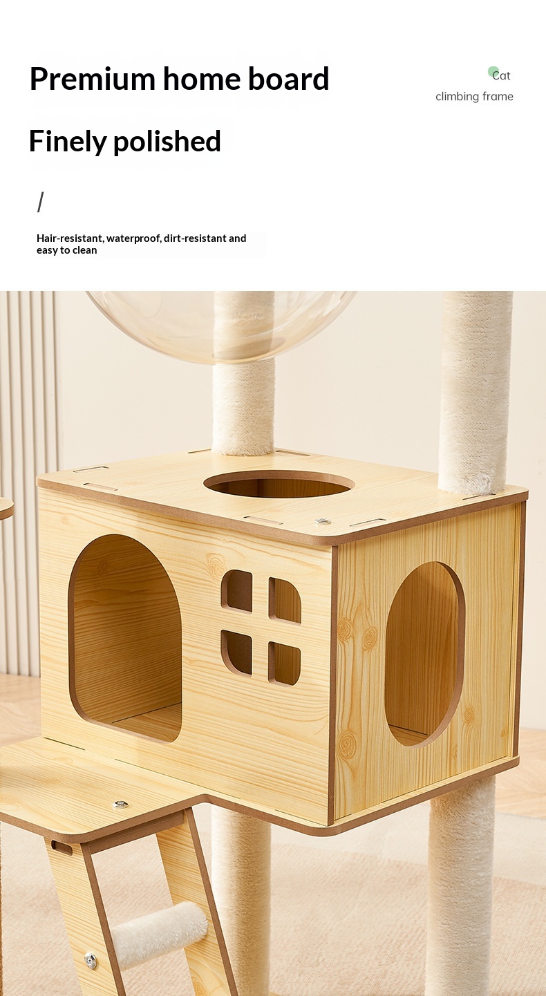 Cat Tree With Integrated Cat Bed detail photo 8