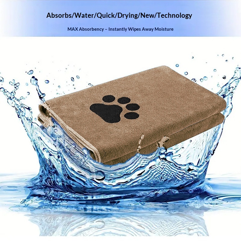 Pet Bath Towel Mat Quick-drying And Highly Absorbent detail photo 3