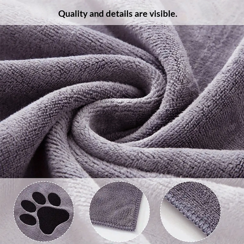Pet Bath Towel Mat Quick-drying And Highly Absorbent detail photo 6