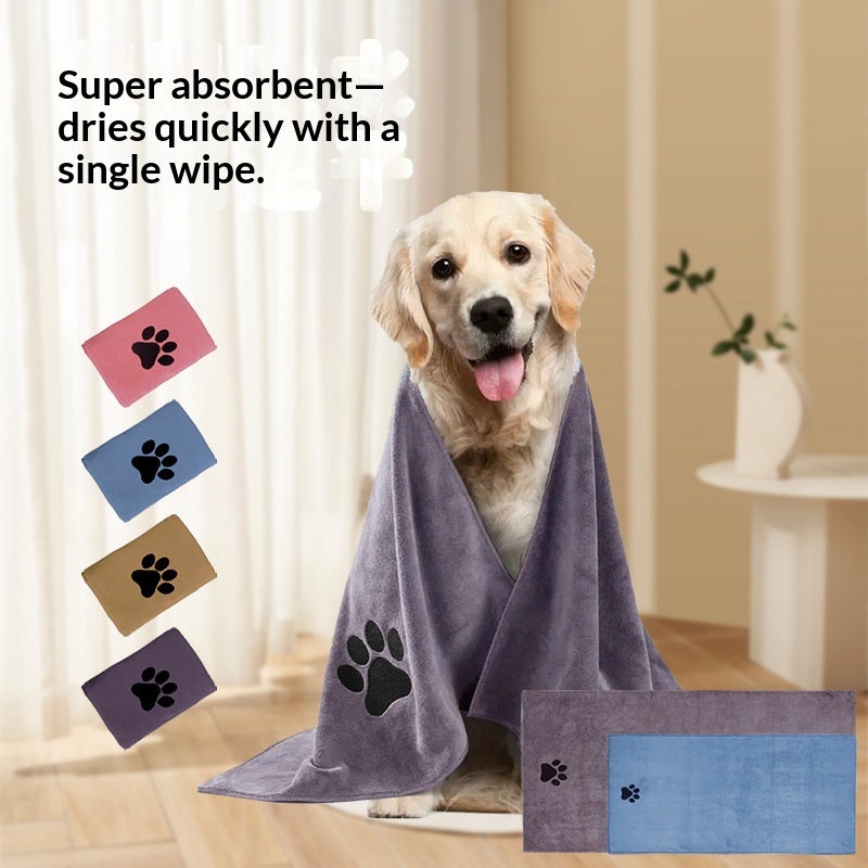 Pet Bath Towel Mat Quick-drying And Highly Absorbent detail photo 7