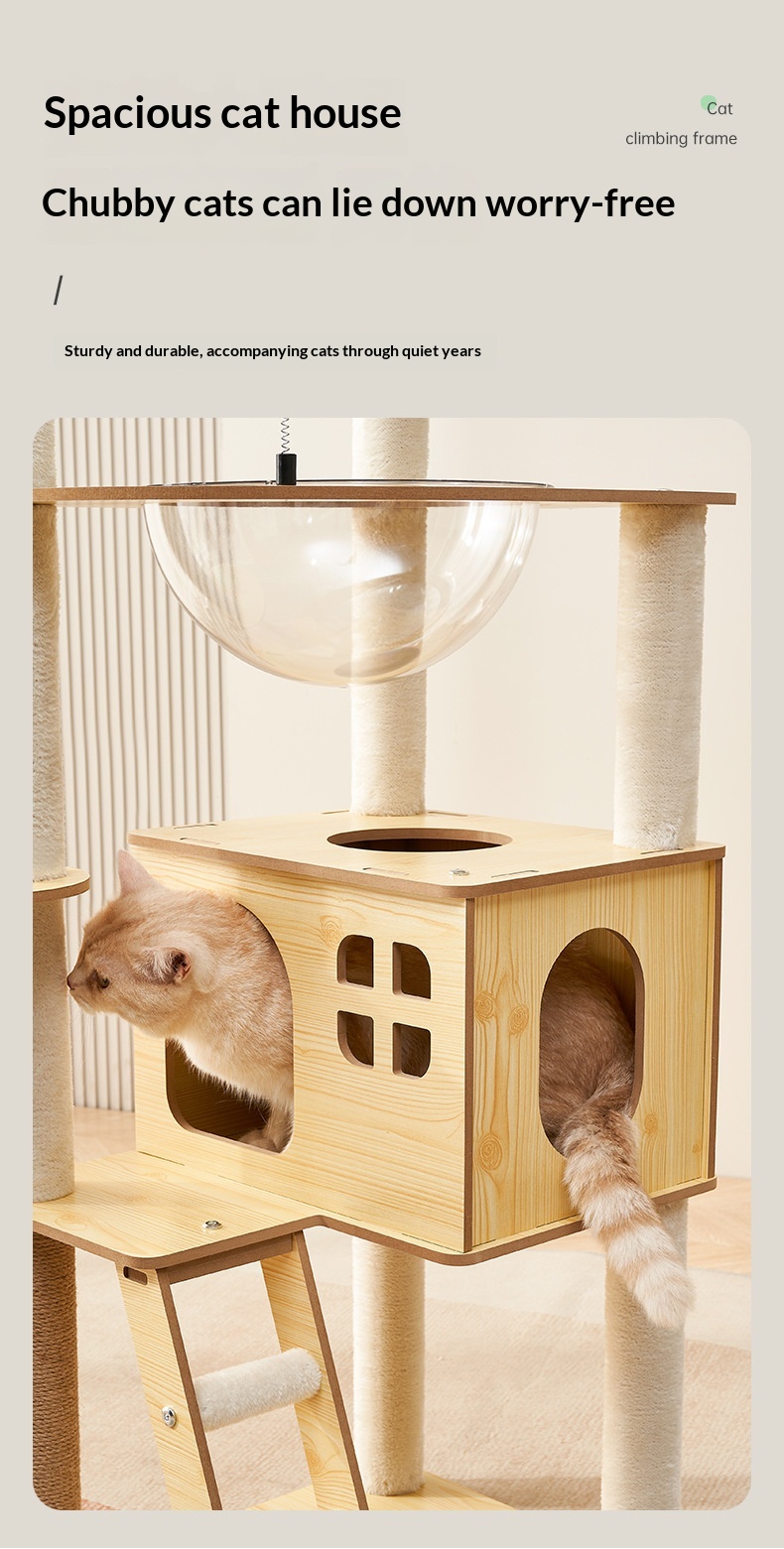 Cat Tree With Integrated Cat Bed detail photo 3