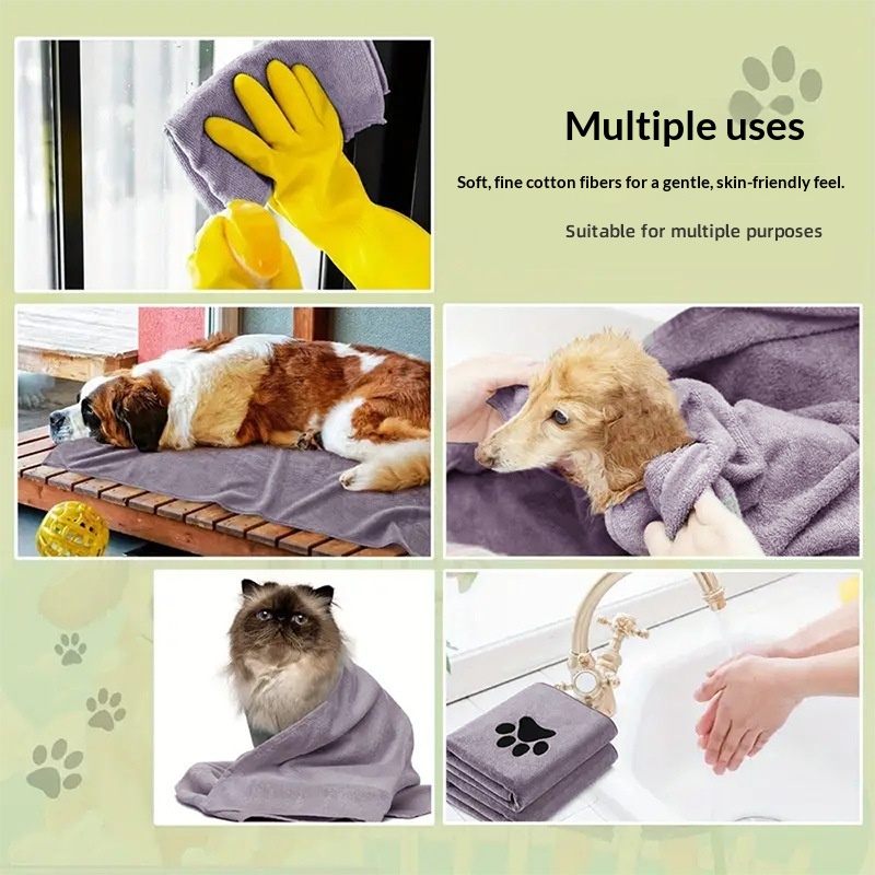 Pet Bath Towel Mat Quick-drying And Highly Absorbent detail photo 8
