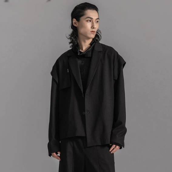 Men's Casual Suit Loose-fitting Jacket