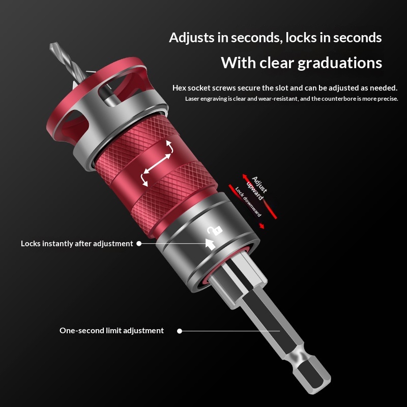 Screw Hole Taper Drill Set