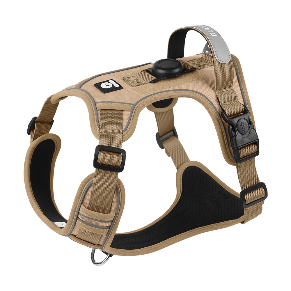 Dog Harness Vest-style For Medium To Large Breeds Khaki M