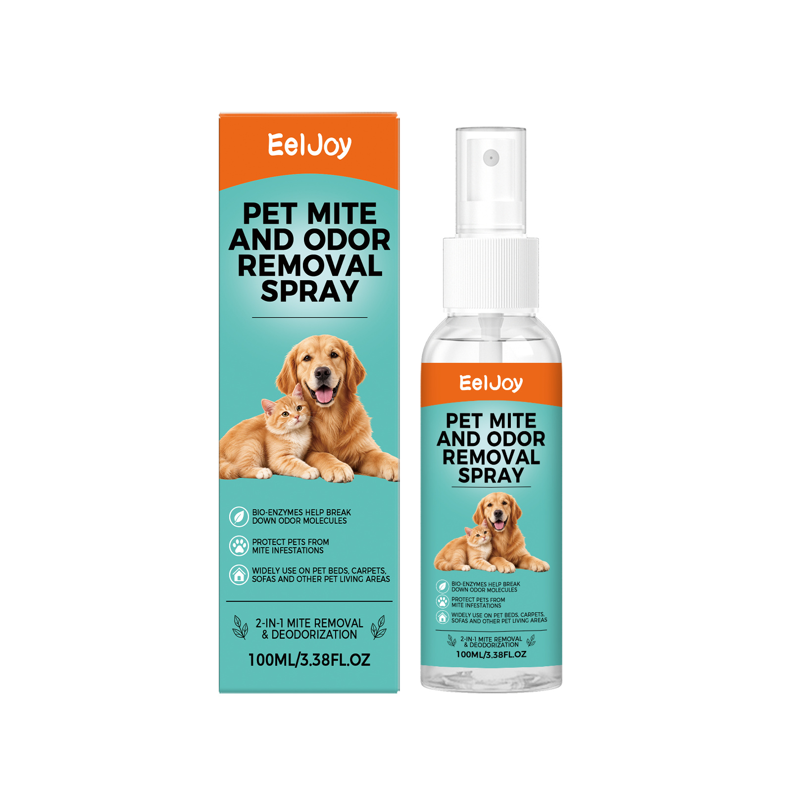 Pet Mite And Odor Removal Spray 100ml