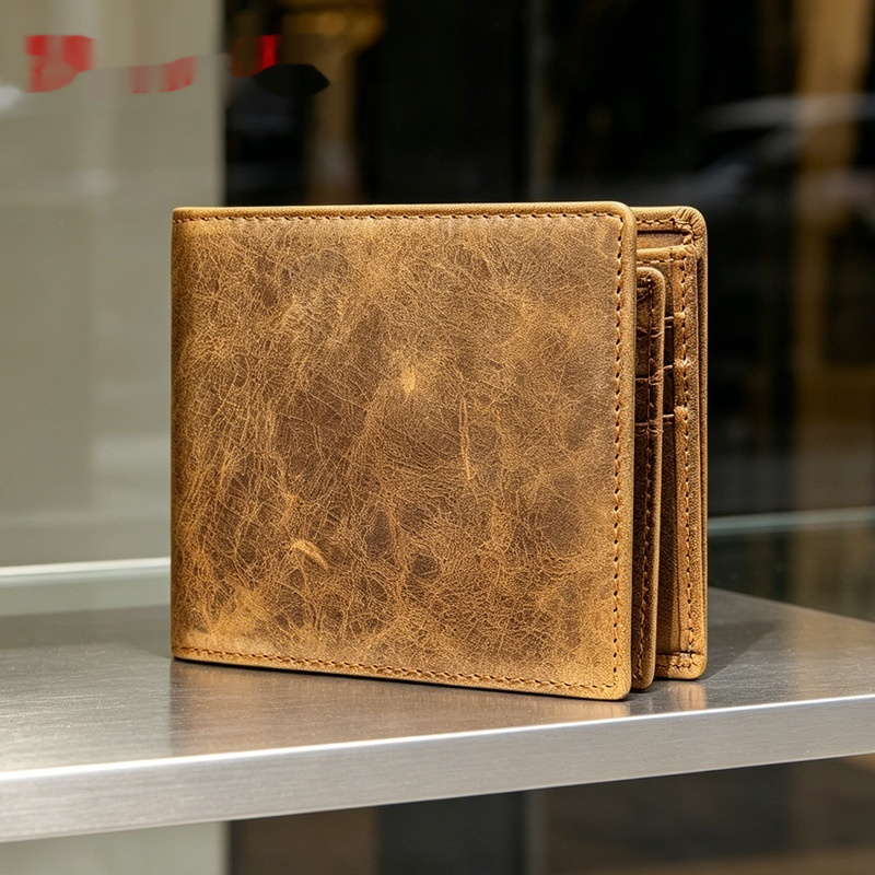 Men's Vintage Genuine Leather Wallet First-layer Leather
