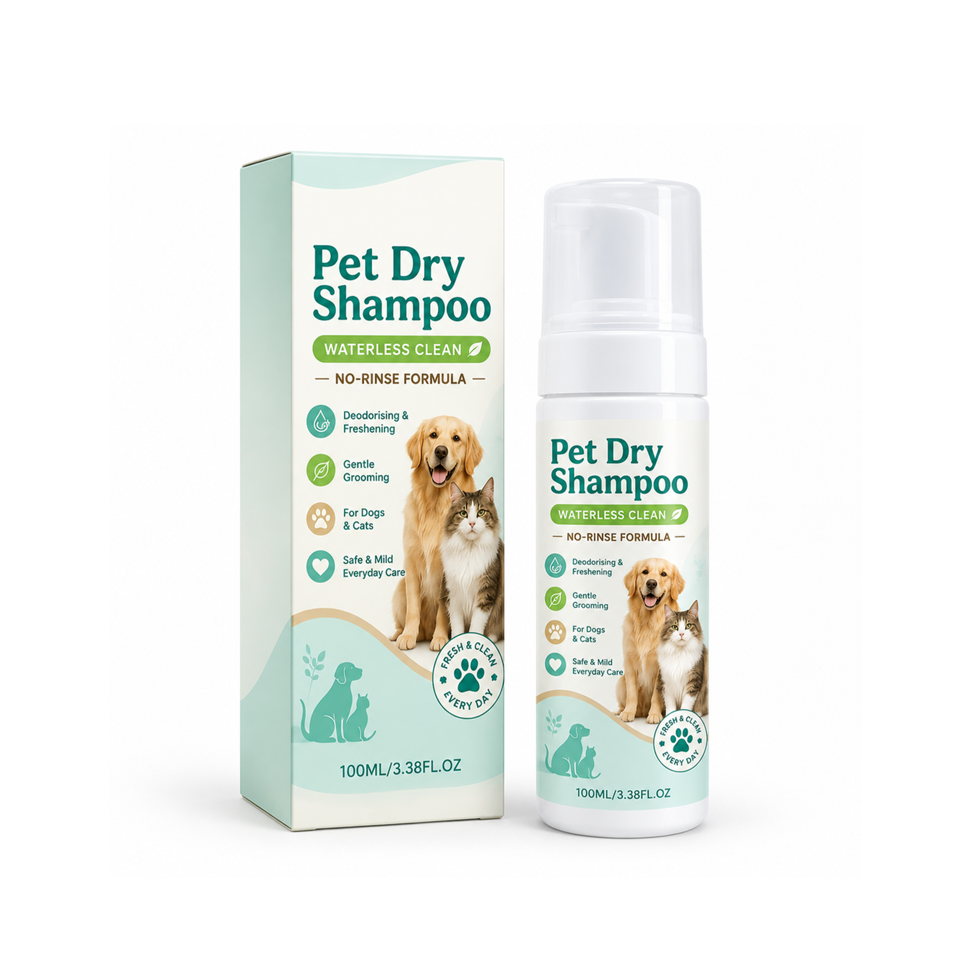 No-rinse Pet Shampoo Mu Si