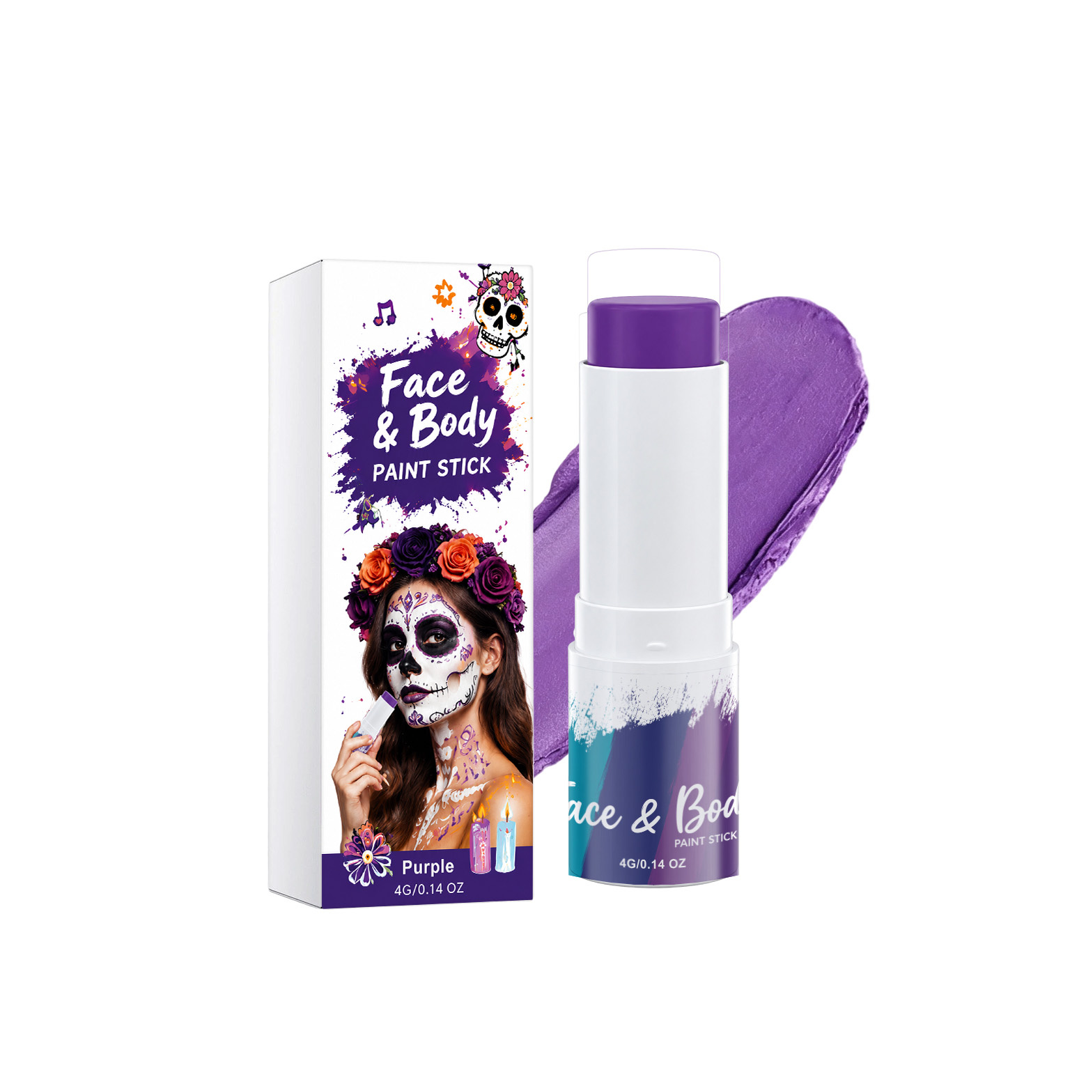 Two-festival Carnival Creative Face Color Stick