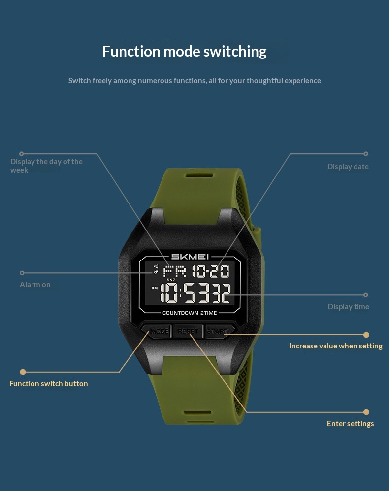 Skmei 2617 Digital watch for students teenagers