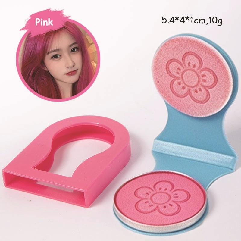 Disposable Hair Dye Powder Compact Minimalist Style