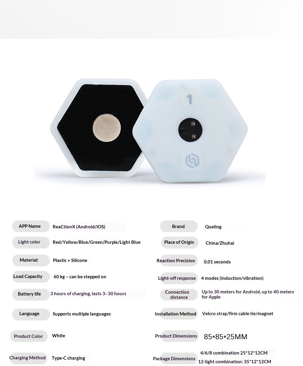 Sure, The Reaction Agility Training Light Is Wireless And Uses Induction detail photo 1