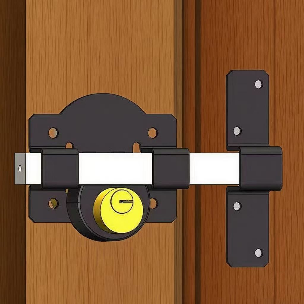 Cabinet Door Lock Passage Lock Indoor Door Latch