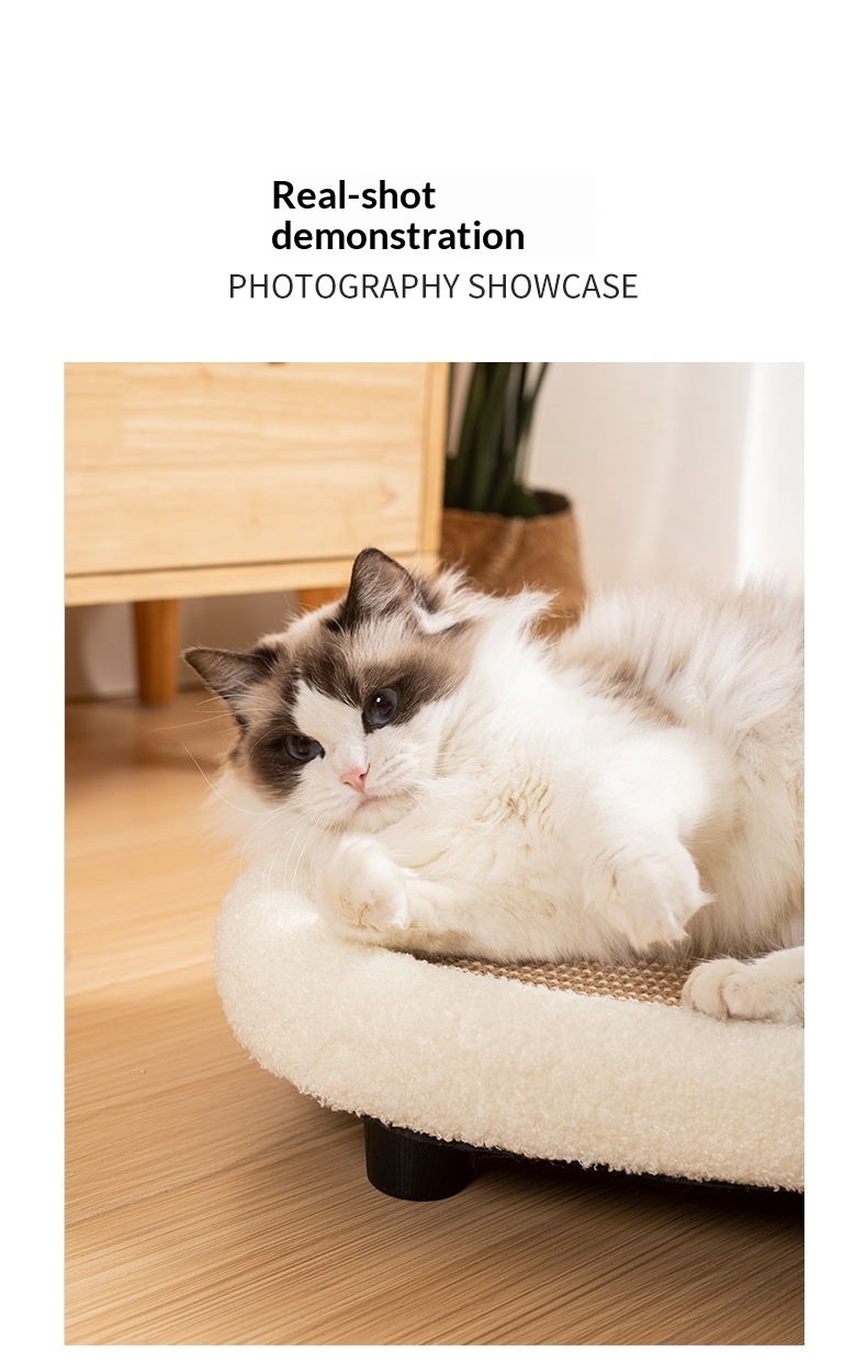 Hemp Rope Cat Scratcher And Cat Bed In One Durable And Scratch-resistant detail photo 10